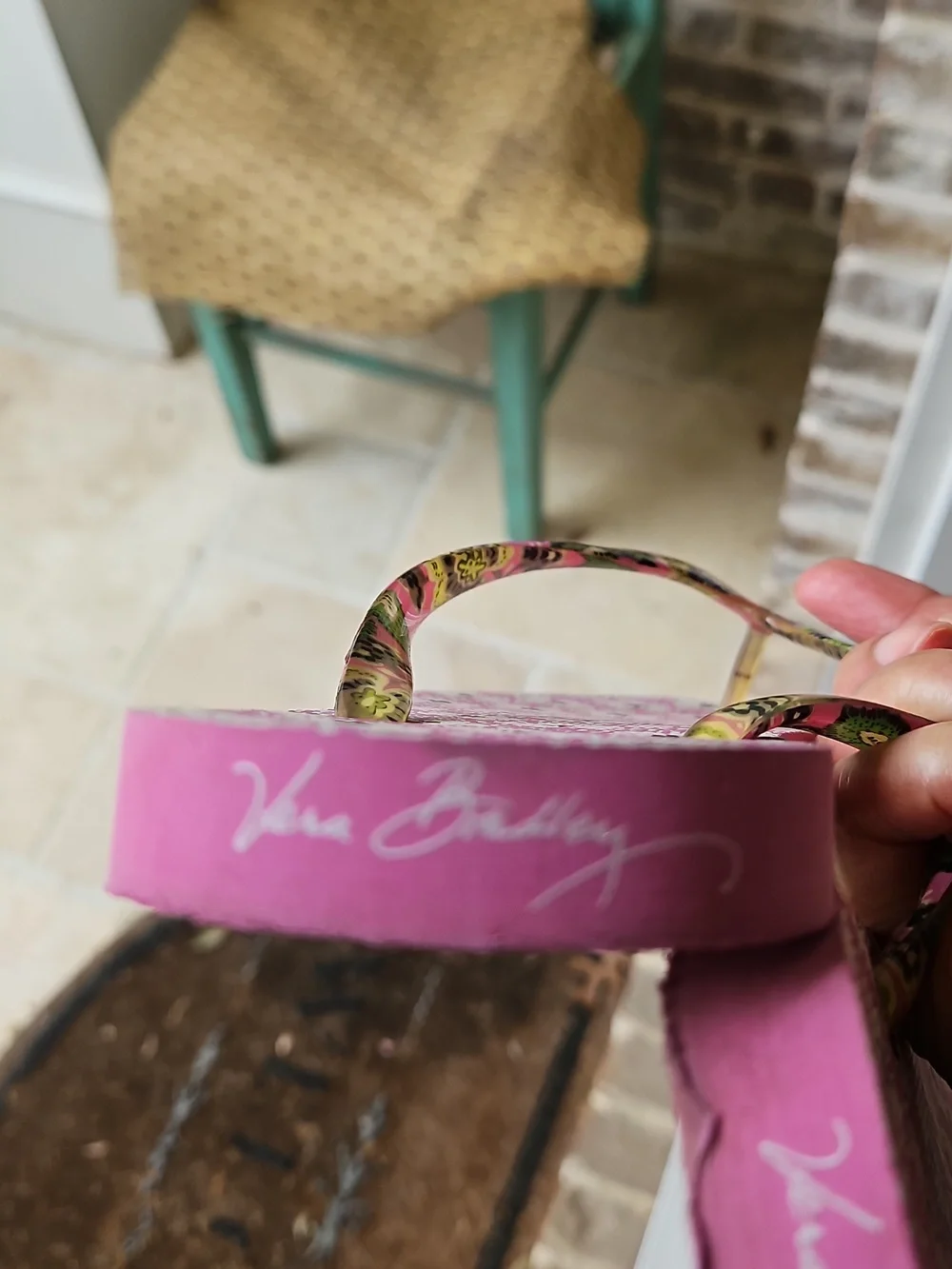 Vera Bradley Size 7-8 Floral Print Summer Flip Flop